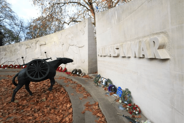 Memorial dos animais na guerra, Hyde Park, Londres