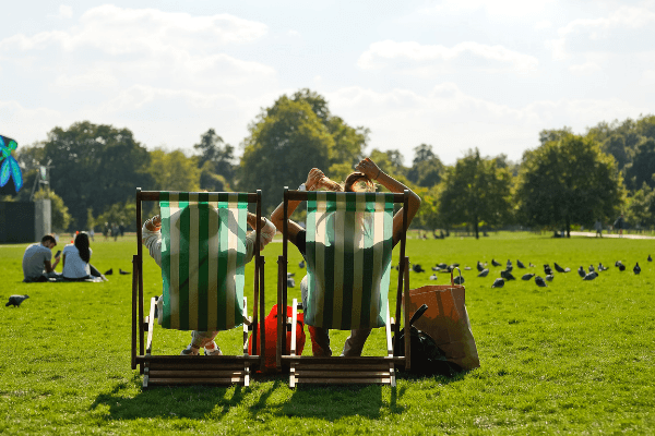 Hyde Park no verão - pontos turísticos de Londres