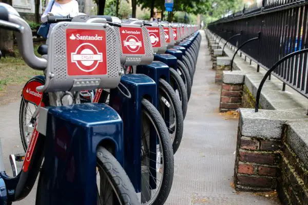 Bicicletas Santander em Londres