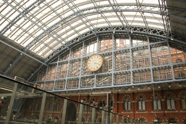 Relógio da estação St Pancras