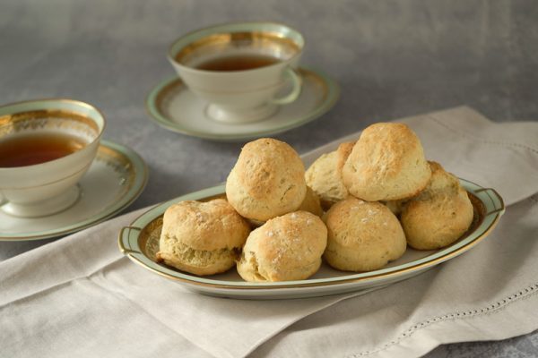 Scones com chá