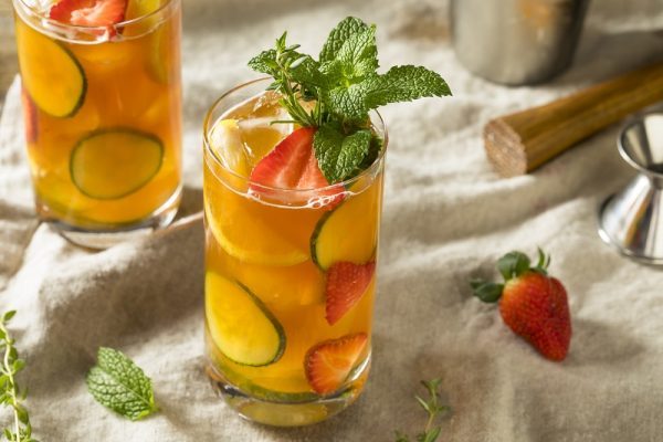 Copos com Pimms