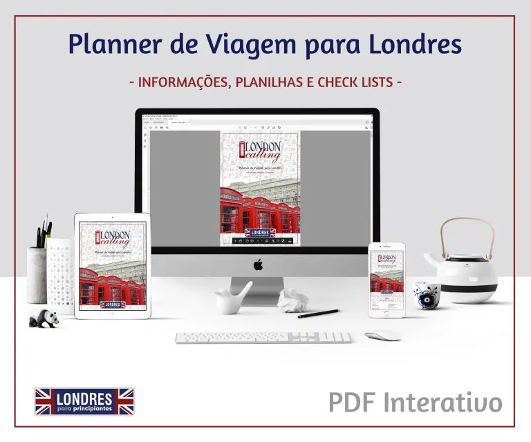 Banner Planner Viagem para Londres