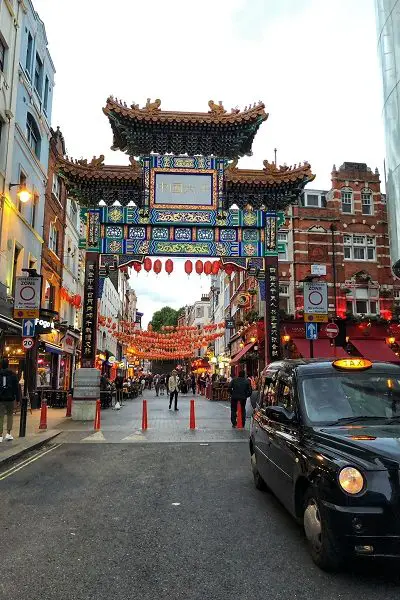 Portão de Chinatown na Wardour Street