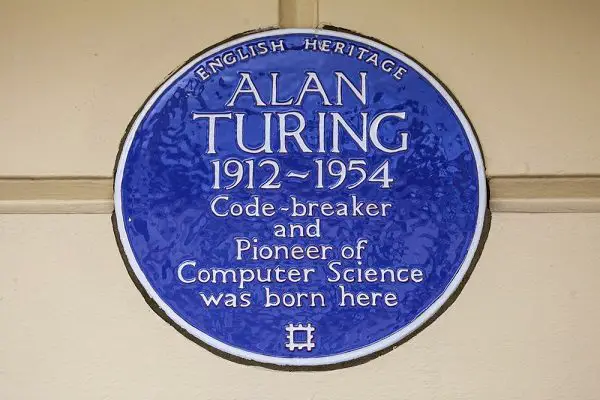 Placa azul de Alan Turing