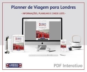 Planner de viagem para Londres