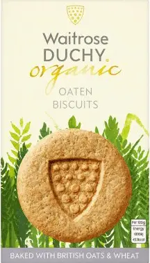 biscoito de aveia Waitrose Duchy