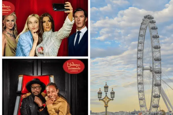 Ingresso combo London Eye e Madame Tussauds