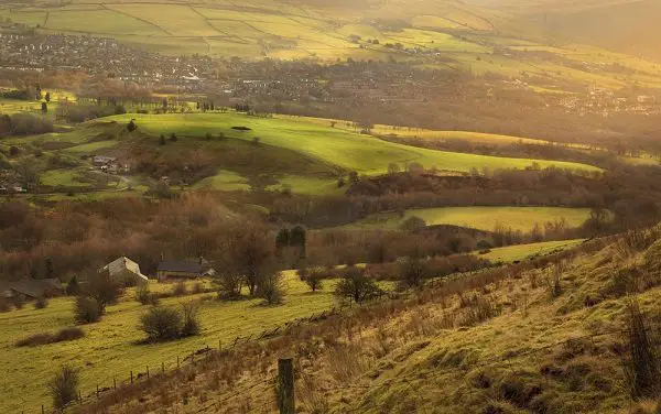 Peak District, Derbyshire Inglaterra
