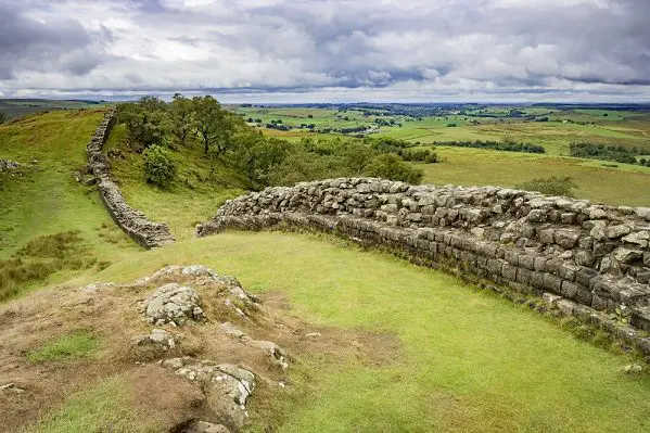 Muralha da Adriano em Northumberland, Inglaterra