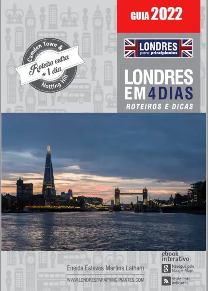 Capa do guia Londres em 4 dias 2022